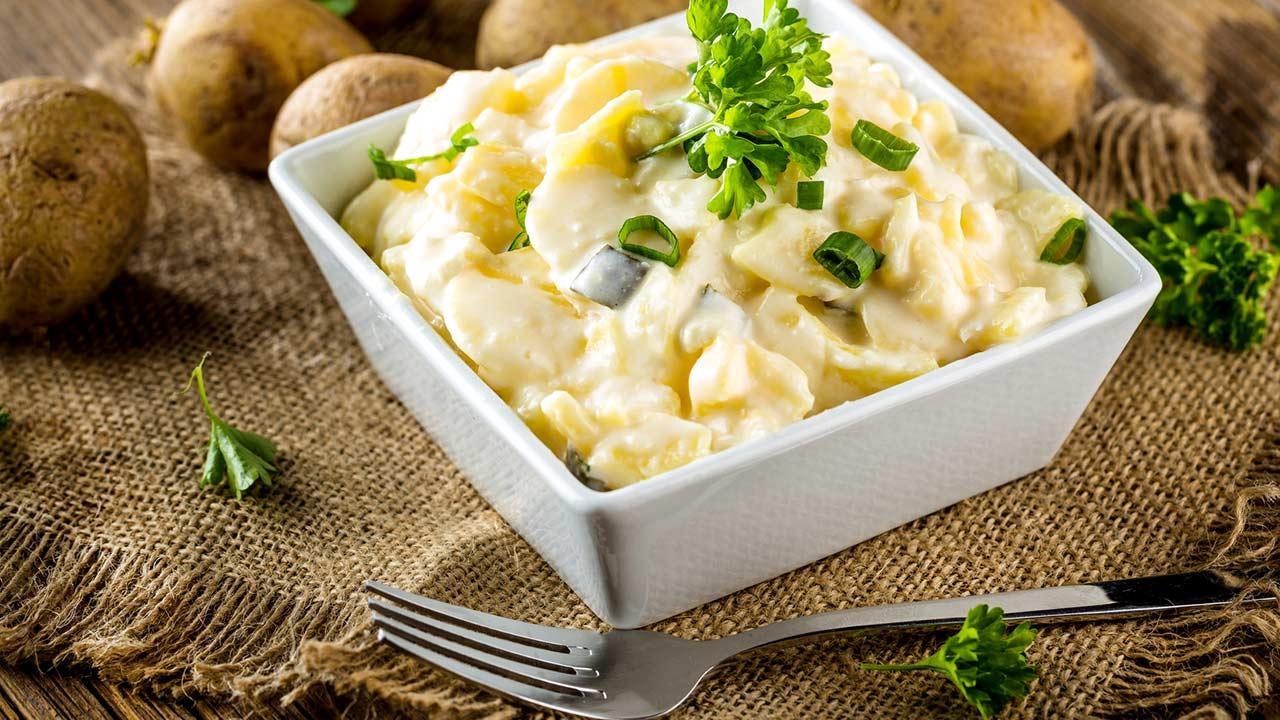 Three quick buffet ideas for your garden party / potato salad