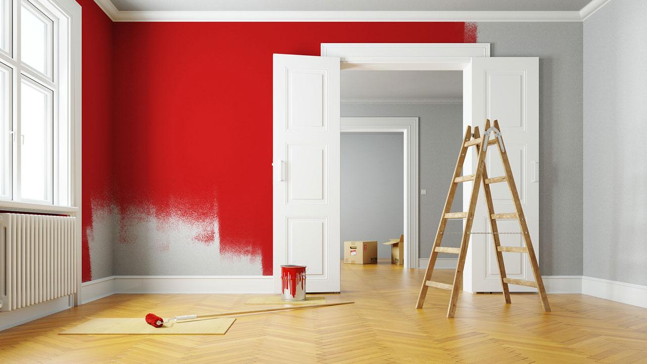 A fresh coat of paint brings momentum to your 4 walls - red walls